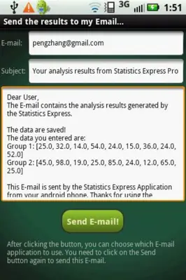 Statistics Express Lite android App screenshot 0